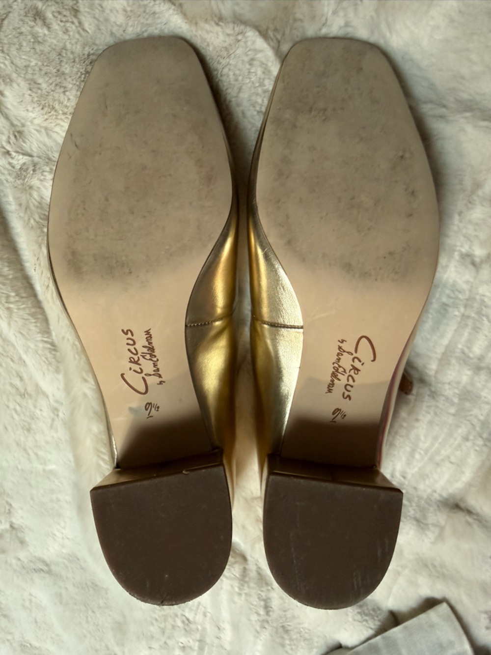 Circus by Sam Edelman Gold chunky heels - Picture 4 of 4
